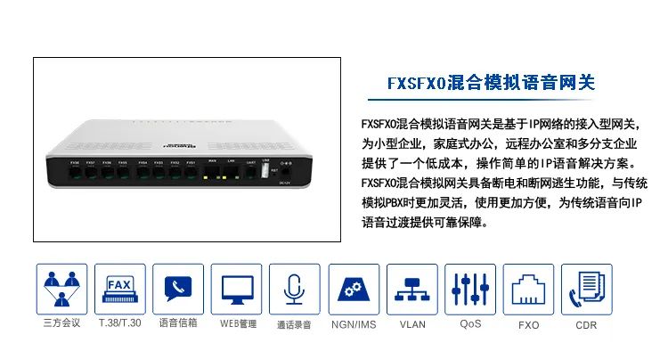 彩名堂：FXS/FXO混淆口语音网关